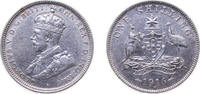 Australia 1 Shilling Australia Commonwealth 1916 M 1 Shilling - George V Silver (.925) Melbourne Mint (5141000) 5.65g XF KM 26 -