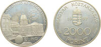 Hungary 2000 Forint Hungary Republic 1997 BP. 2000 Forint (Integration into the European Union) Silver (.925) Budapest Mint (27000) 31.46g PF KM 724 -