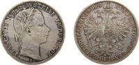 Austria 1 Florin Austria Archduchy of Austria Empire 1860 A 1 Florin - Franz Joseph I Silver (.900) Vienna Mint (21628438) 12.34g XF KM 2219 -