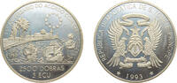 São Tomé and Príncipe 2500 Dobras São Tomé and Príncipe Democratic Republic 1993 2500 Dobras (Treaty with European Union) Silver (.925) 25g PF KM 68 -