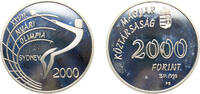 Hungary 2000 Forint Hungary Republic 1999 BP. 2000 Forint (XXVII Olympics Sydney) Silver (.925) Budapest Mint (14000) 20g PF KM 744 Schön 243 Adamo -