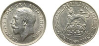 Great Britain 1 Shilling Great Britain United Kingdom 1914 1 Shilling - George V (1st type) Silver (.925) (23415800) 5.66g XF KM 816 Sp 4013 -