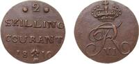 Norway 2 Skilling Courant Norway Kingdom 1810 2 Skilling Courant - Frederik VI Copper (3449000) 7.7g AU KM 280 -