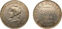 Brazil 2000 Réis Brazil Republic of the United States of Brazil 1907 2000 Réis Silver (.900) (2683000) 20g AU KM 508 -