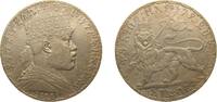 Ethiopia Ethiopia Empire EE 1892 (1900) 1 Birr - Menelik II (Lion s right foreleg raised) Silver (.835) Paris Mint (401000) 27.9g AU KM 1 1 Birr EE 1