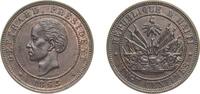 Haiti 20 Centimes Haiti First Republic 1863 HEATON 20 Centimes Bronze Heaton and Sons / The Mint Birmingham Limited (1000000) 7.87g AU KM 41 -