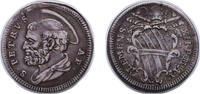 Italy 1 Grosso Italy Papal States Italian states ND (1735) 1 Grosso - Clement XII Silver (.917) 1.24g XF Munt 136 -