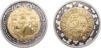 Switzerland 5 Francs Switzerland Federal State 2000 B 5 Francs (Carnival of Basel) Bimetallic Bern Mint (170000) 15g UNC HMZ 2 1223dd KM 89 Schön 87 -