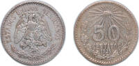 Mexico 50 Centavos Mexico 1925 M 50 Centavos Silver (.720) Mexico City Mint (3280000) 8.16g VF KM 447 -