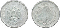 Mexico 1 Peso Mexico 1922 M 1 Peso Silver (.720) Mexico City Mint (33620000) 16.54g XF KM 455 -