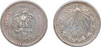 Mexico 1 Peso Mexico 1923 M 1 Peso Silver (.720) Mexico City Mint (35280000) 16.55g VF KM 455 -