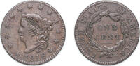 United States 1 Cent United States Federal republic 1818 1 Cent Liberty Head / Matron Head (Type 1) Copper (3167000) 10.64g XF KM 45.1 -
