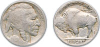United States 5 Cents United States Federal republic 1913 5 Cents Buffalo Nickel (flat ground) Copper-nickel 4.94g F KM 134 Schön 132 -