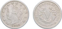 United States 5 Cents United States Federal republic 1883 5 Cents Liberty Nickel (with CENTS) Copper-nickel (16026200) 5g VF KM 112 Schön 119 -