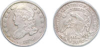 United States 1 Dime United States Federal republic 1829 10 Cents Liberty Cap Dime Silver (.892) 2.65g XF Mount Removed 12 o'clock KM 48 -