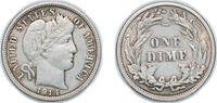 United States 1 Dime United States Federal republic 1914 1 Dime Barber Dime Silver (.900) (.100 copper) (17360230) 2.5g XF KM 113 Schön 120 -