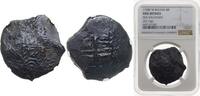 1728 M Potosi Mint Bolivia 1728 M 8 Reales - Philip V Silver (.931) Potosi Mint 23.15g NGC FINE Seawater Corrossion KM 31 KM R31