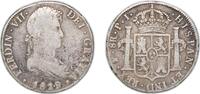 1819 PTS PJ Potosi Mint Bolivia 1819 PTS PJ 8 Reales - Ferdinand VII Silver (.896) Potosi Mint 26.44g VF KM 84