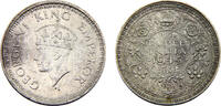 India ¼ Rupee India British colony George VI 1945 • ¼ Rupee -