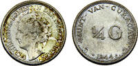 Netherlands Antilles ⅒ Gulden Netherlands Antilles Dutch colony Curaçao Wilhelmina 1944 D ⅒ Gulden -