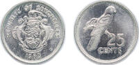 Seychelles 25 Cents 1982 Seychelles Republic 1982 25 Cents Copper-nickel... 3.82 £ Tax included +  8.68 £ shipping