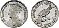 New Zealand 6 Pence New Zealand State George V 1934 6 Pence -