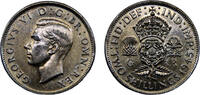 Great Britain 2 Shillings Great Britain United Kingdom George VI 1945 2 Shillings with IND:IMP -