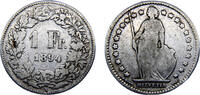 Switzerland 1 Franc Switzerland Federal State 1894 A 1 Franc Helvetia standing -