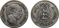 Denmark 1 Krone Denmark Kingdom Christian IX 1875 HC CS 1 Krone -