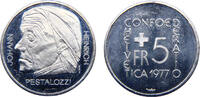 Switzerland 5 Francs Switzerland Federal State 1977 5 Francs 150th anniversary of the death of Johann Heinrich Pestalozzi -
