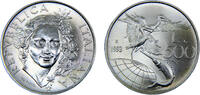 Italy 500 Lire Italy Republic 1993 R 500 Lire Wildlife protection -