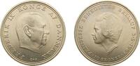 Denmark 10 Kroner Denmark Kingdom 1968 C♥S 10 Kroner - Frederik IX (Wedding of Princess Benedikte) Silver (.800) (Copper .200) Copenhagen Mint (29 -