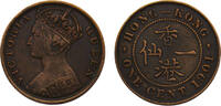 China 1 Cent China British colony Hong Kong Victoria 1901 1 Cent 7.4g -
