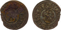 1 Solidus Swedish Livonia Possession City of Riga Gustav II Adolf 1634 1 Solidus 0.4g -