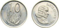 South Africa 10 Cents South Africa Republic 1969 10 Cents (English Legend - SOUTH AFRICA) Nickel Pretoria Mint (12000) 4g PF KM 68.1 -