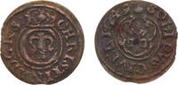 1 Solidus Swedish Livonia Possession City of Riga Christina 1649 1 Solidus 0.6g -