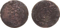 1 Solidus Swedish Livonia Possession City of Riga Christina 1634-1654 1 Solidus 0.4g -