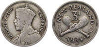 New Zealand 3 Pence 1934 Royal mint New Zealand State George V 1934 3 Pe... 3.82 £ Tax included +  8.68 £ shipping
