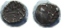 India ½ Drachm India Sindh Kingdom Princely states ND (632-711) ½ Drachm - Chach of Alor (Sindh and Multan) Silver 0.4g VF Mitch AC4905-4909 M -