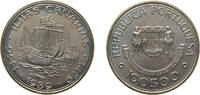 Portugal 100 Escudos Portugal Third Republic 1989 INCM 100 Escudos (Canary Islands) Copper-nickel Lisbon Mint (2000000) 16.5g BU KM 646 -