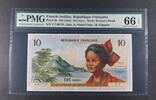 FRENCH ANTILLES 10 FRANCS 1964 REPUBLIQUE FRANÇAISE. Woman's Head. PMG 6... 650.21 £  +  15.61 £ shipping