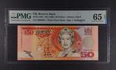 FIJI 50 DOLLARS 1996 RESERVE BANK. Fijian Head - J. Kubuabola. PMG 65 EPQ 189.86 £  +  15.61 £ shipping