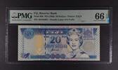 FIJI 20 DOLLARS 1996 RESERVE BANK - Double Letter S/N Prefix. PMG 66 EPQ 85.83 £  +  15.61 £ shipping