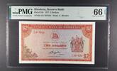 RHODESIA 2 DOLLARS 1977 RESERVE BANK. C. Rhodes. PMG 66 EPQ 151.72 £  +  15.61 £ shipping