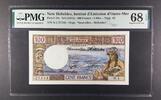 NEW HEBRIDES INSTITUT D EMISSION D OUTRE-MER.  Nouvelles - Hébrides . 100 FRANCS 1975 PMG 68 EPQ