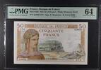 FRANCE 50 FRANCS 1937-40 FRANCE - BANQUE DE FRANCE. PMG 64 476.82 £  +  15.61 £ shipping