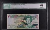 ST. KITTS 5 DOLLARS 1994 EAST CARIBBEAN STATES. ICG 68 111.84 £  +  15.61 £ shipping