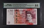 GREAT BRITAIN 50 POUNDS 2010 BANK OF ENGLAND. Queen. PMG 64 94.50 £  +  15.61 £ shipping