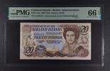 FALKLAND ISLANDS 20 POUNDS 1984 BRITISH ADMINISTRATION. Government of th... 155.18 £  +  15.61 £ shipping