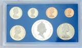 New Zealand 1982 Takahe bird coin set Proof